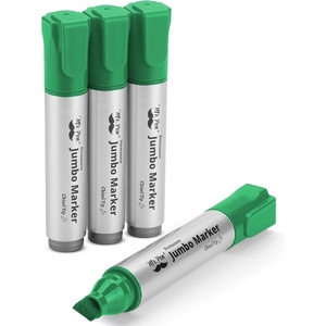 image:imageMr Pen Jumbo Permanent Markers 4 Pack Red Chisel Tip Wide Tip Large  Thick Permanent Markers for Canvas Posters Board Fabric Window Glass Wood Waterproof Quick DryGreen