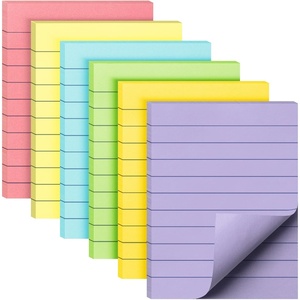 image:imageMr Pen Lined Sticky Notes 3 x 4 6 Pads 60 SheetsPad Pastel Color  Sticky Notes with Lines Ruled Post Stickies Memo Pads SelfStick Note Pad for Office School Home Study amp Organization4x3 inches