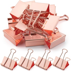 image:imageMr Pen Metal Binder Clips 12 pcs 2 Inches Extra Large Size  Colored Binder Paper Clips Paper Clamps for Office Supplies Home School Business Document OrganizingB Rose Gold