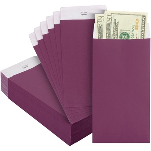 image:imageMr Pen Money Envelopes for Cash 65 x 35 100 Pack Kraft Paper  SelfAdhesive Bulk Cash Envelopes for Budgeting Money and Coin Saving Check Budget Small Item OrganizingPurple