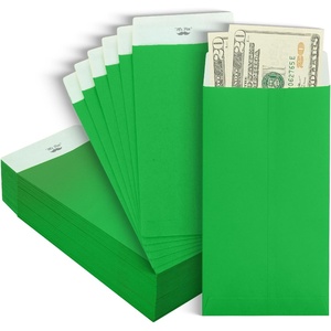 image:imageMr Pen Money Envelopes for Cash 65 x 35 100 Pack Kraft Paper  SelfAdhesive Bulk Cash Envelopes for Budgeting Money and Coin Saving Check Budget Small Item OrganizingGreen