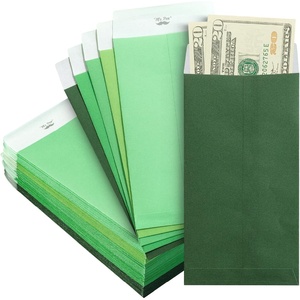 image:imageMr Pen Money Envelopes for Cash 65 x 35 100 Pack Kraft Paper  SelfAdhesive Bulk Cash Envelopes for Budgeting Money and Coin Saving Check Budget Small Item OrganizingGreen Shades