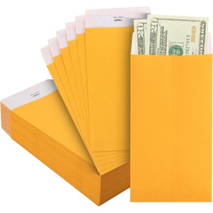 image:imageMr Pen Money Envelopes for Cash 65 x 35 100 Pack Kraft Paper  SelfAdhesive Bulk Cash Envelopes for Budgeting Money and Coin Saving Check Budget Small Item OrganizingYellow