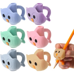 image:imageMr Pen Owl Pencil Grips 6 pcs Morandi Colors Pencil Grips  Cute Pencil Grips Pencil Grips for Kids Handwriting Pencil Grips for Kids Finger Grips for Pencils Writing Aids for KidMorandi