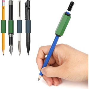 image:imageMr Pen Pencil Grips for Kids Handwriting 4 PCS 15 Oz  10 Extra ORings Included Pencil Holder Grippers Pen Grip