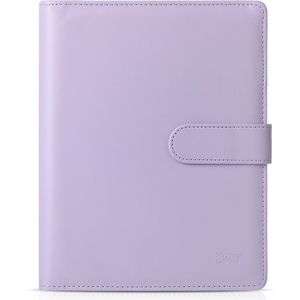 image:imageMr Pen Planner Binders A6 Black Leather Notebook Cover  Composition Notebook Cover Refillable Wallet Binder Planner Binder 6 Ring Leather Ring Binder Refillable Notebook BinderPurple