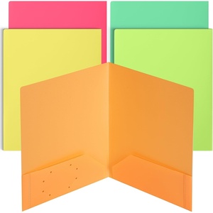 image:imageMr Pen Plastic Folders with Pockets 5 pcs  Aesthetic File Folder with Business Card Slot 2Pocket Folder Back to School Office Filing SuppliesFlower Stalk