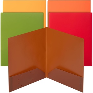 image:imageMr Pen Plastic Folders with Pockets 5 pcs  Aesthetic File Folder with Business Card Slot 2Pocket Folder Back to School Office Filing SuppliesVibrant Autumn