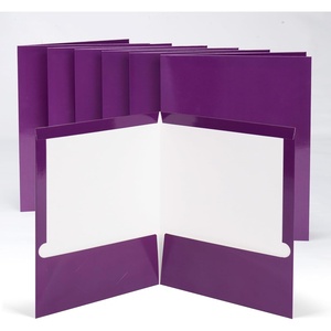 image:imageMr Pen Plastic Folders with Pockets 5 pcs Assorted Colors  Heavy Duty Two Pocket Folders