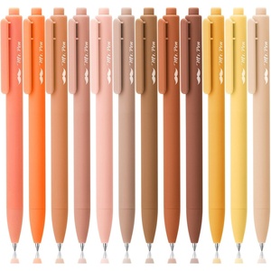 image:imageMr Pen Retractable Gel Pens 12 Pack Colorful Ink Fine Point 07mm  Fast Dry Smooth Writing Cute Pens for Drawing Writing Planner and School SuppliesAutumn Leaves Ink