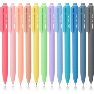 image:imageMr Pen Retractable Gel Pens 12 Pack Colorful Ink Fine Point 07mm  Fast Dry Smooth Writing Cute Pens for Drawing Writing Planner and School SuppliesBlack Ink