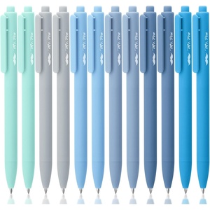 image:imageMr Pen Retractable Gel Pens 12 Pack Colorful Ink Fine Point 07mm  Fast Dry Smooth Writing Cute Pens for Drawing Writing Planner and School SuppliesSky Blue Barrel  Black Ink