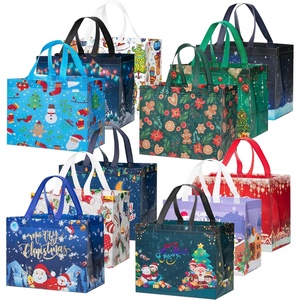 image:imageMr Pen Reusable Christmas Gift Bags 12 pcs 12 Styles  Xmas Gift Bags Christmas Tote Bags with Handles