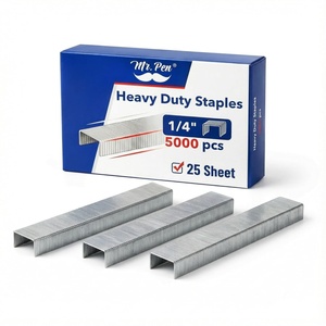 image:imageMr Pen Staples for Stapler 20000 pcs 14 inch 20 Sheet Capacity 266  Ideal for Desk Staplers Fits Most Staple Guns for Upholstery Construction Furniture5 000 Staples  14
