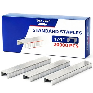 image:imageMr Pen Staples for Stapler 20000 pcs 14 inch 20 Sheet Capacity 266  Ideal for Desk Staplers Fits Most Staple Guns for Upholstery Construction Furniture20 000 Staples  14