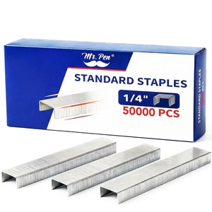 image:imageMr Pen Staples for Stapler 20000 pcs 14 inch 20 Sheet Capacity 266  Ideal for Desk Staplers Fits Most Staple Guns for Upholstery Construction Furniture50 000 Staples  14