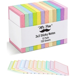 image:imageMr Pen Sticky Notes 3x3 12 Pads 60 SheetsPad 720 Sheets Colorful Sticky Notes Post Stickies Memo Pads SelfStick Note Pad for Office School Home Study