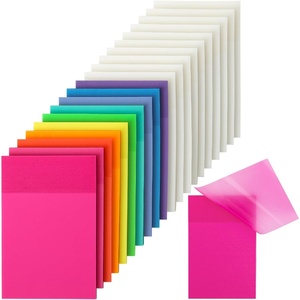 image:imageMr Pen Transparent Sticky Notes 3 x 2 20 Pads 1000 Sheets  Colorful amp Clear See Through SelfAdhesive Notes Bulk for Bible Journaling and Studying WaterResistant Clean Removal