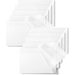 image:imageMr Pen Transparent Sticky Notes 5 x 7 10 Pads 500 Sheets  Large Clear Sticky Notes Waterproof SelfAdhesive Clear Note Pads for Bible Journaling and Studying Easy to Peel500 Sheets