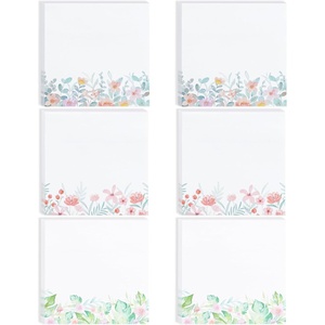 image:imageMr Pen Wildflower Sticky Notes 3x3 6 Pack 300 Sheets  Untamed Flora Sticky Notes SelfStick Note Pads Adorable Memo Pads for Journal Planners Office School Home