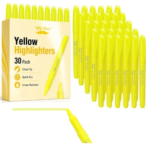 image:imageMr Pen Yellow Highlighters 30 Pack Chisel Tip QuickDry  SmearResistant Odorless Yellow Highlighters Bulk for School Office amp Journaling