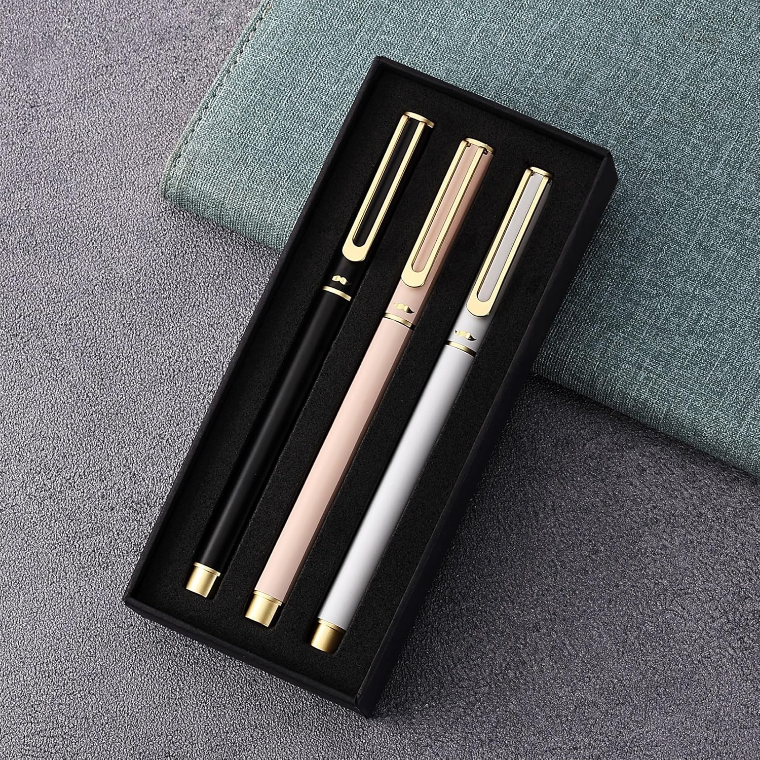 image:imageMr Pen Luxury Pen Set Assorted Color Barrels Black Ink Fancy Pen  Fancy Pens for Women Nice Pens for Men Pen Gift Fathers Day Gift