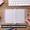 image:imageA7 Binder Dividers with Tabs 12 Months Monthly Dividers for Planner  12 tab dividers 6 Ring Binder Tabs dividers A7 Binder Inserts A7 Planner Inserts Monthly Tabs