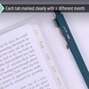 image:imageA7 Binder Dividers with Tabs 12 Months Monthly Dividers for Planner  12 tab dividers 6 Ring Binder Tabs dividers A7 Binder Inserts A7 Planner Inserts Monthly Tabs
