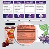 image:imageElderberry Vitamin C Zinc Gummies for Kids  60 Count  2 month Supply  4  Years Immune Support Gummies Low Sugar Non GMO Vegan Gluten Free Pectin Chews