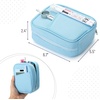 image:imageMr Pen  Large Capacity Blue Pencil Case Standing Cute Pencil Pouch amp Bag