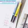 image:imageMr Pen  Multicolor Ballpoint Pens 4 Pack 5 Inks 07mm Fine Point Ideal for NoteTaking Doodling ColorCoding Reliable and Smooth Writing