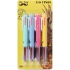 image:imageMr Pen  Multicolor Ballpoint Pens 4 Pack 5 Inks 07mm Fine Point Ideal for NoteTaking Doodling ColorCoding Reliable and Smooth Writing