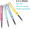 image:imageMr Pen  Multicolor Ballpoint Pens 4 Pack 5 Inks 07mm Fine Point Ideal for NoteTaking Doodling ColorCoding Reliable and Smooth Writing