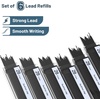 image:imageMr Pen 07mm Metal Mechanical Pencil Set with Lead Refills amp Erasers  3 Pack 6x Tubes 2B Lead Refill 3x Erasers for School Supplies Note Taking Drawing Sketching