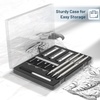 image:imageMr Pen 07mm Metal Mechanical Pencil Set with Lead Refills amp Erasers  3 Pack 6x Tubes 2B Lead Refill 3x Erasers for School Supplies Note Taking Drawing Sketching