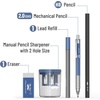 image:imageMr Pen 20mm Mechanical Pencil Set 5 Pack HB Pencil Lead Refill  Eraser amp Sharpener for Artists Writing Sketching Woodworking Drafting Student and Office Use