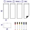 image:imageMr Pen 4 x 12 Magnetic Dry Erase to Do List Set 11 Pack Fruit Style  4X Dry Erase to Do List White Board 6X Colorful Whiteboard Markers and 6 x 4 Magnetic Whiteboard NoteBlack