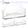 image:imageMr Pen Acrylic Business Card Holder for Desk  Clear Plastic Business Cards Display Holders Stand 3 Packs Fits 4060 Cards