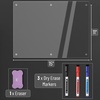 image:imageMr Pen Acrylic Magnetic Whiteboard for Fridge 15x11 Inches  Clear Dry Erase Menu Board for Refrigerator with 3 Markers Magnetic Planning Board for to Do List Shopping List