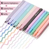 image:imageMr Pen Aesthetic Highlighter and Gel Pen Set with Case 12 Pack  Bible Highlighters amp Cute Pens Refills With Soft Ink amp Tip No Bleed for Bible Study Journaling Planner Notes