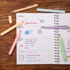 image:imageMr Pen Aesthetic Highlighters and Ballpoint Pens No Bleed 12 Pack  Assorted Colors Bible Highlighters and Pens No Bleed Fast Dry and No Smear for Bible Journaling Planner School Supplies