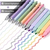 image:imageMr Pen Aesthetic Highlighters and Ballpoint Pens No Bleed 12 Pack  Assorted Colors Bible Highlighters and Pens No Bleed Fast Dry and No Smear for Bible Journaling Planner School Supplies