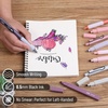 image:imageMr Pen Aesthetic Highlighters and Gel Pens 10 Pack  Assorted Colors Bible Highlighters No Bleed Fine Point 05mm Black Ink Gel Pens Fast Dry and No Smear for Bible Journaling