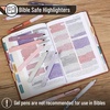 image:imageMr Pen Aesthetic Highlighters and Gel Pens 10 Pack  Assorted Colors Bible Highlighters No Bleed Fine Point 05mm Black Ink Gel Pens Fast Dry and No Smear for Bible Journaling