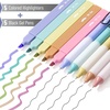 image:imageMr Pen Aesthetic Highlighters and Gel Pens 10 Pack  Morandi Colors Bible Highlighters No Bleed Morandi Ink Gel Pens Fast Dry and No Smear for Bible Journaling PlannerDeep Morandi