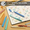 image:imageMr Pen Aesthetic Highlighters and Gel Pens 10 Pack  Morandi Colors Bible Highlighters No Bleed Morandi Ink Gel Pens Fast Dry and No Smear for Bible Journaling PlannerSunny Beach