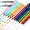 image:imageMr Pen Aesthetic Highlighters and Gel Pens 12 Pack  Bible Highlighters No Bleed Colored Ink Gel Pens Fast Dry and No Smear for Bible Journaling Planner School Supplies