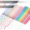 image:imageMr Pen Aesthetic Highlighters and Gel Pens 16 Pack  200 Sheets Transparent Sticky Tabs Fine Point 07mmPastel