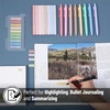 image:imageMr Pen Aesthetic Highlighters and Gel Pens 16 Pack  200 Sheets Transparent Sticky Tabs Fine Point 07mmPastel