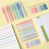 image:imageMr Pen Aesthetic Highlighters and Gel Pens 16 Pack  200 Sheets Transparent Sticky Tabs Fine Point 07mmVibrant